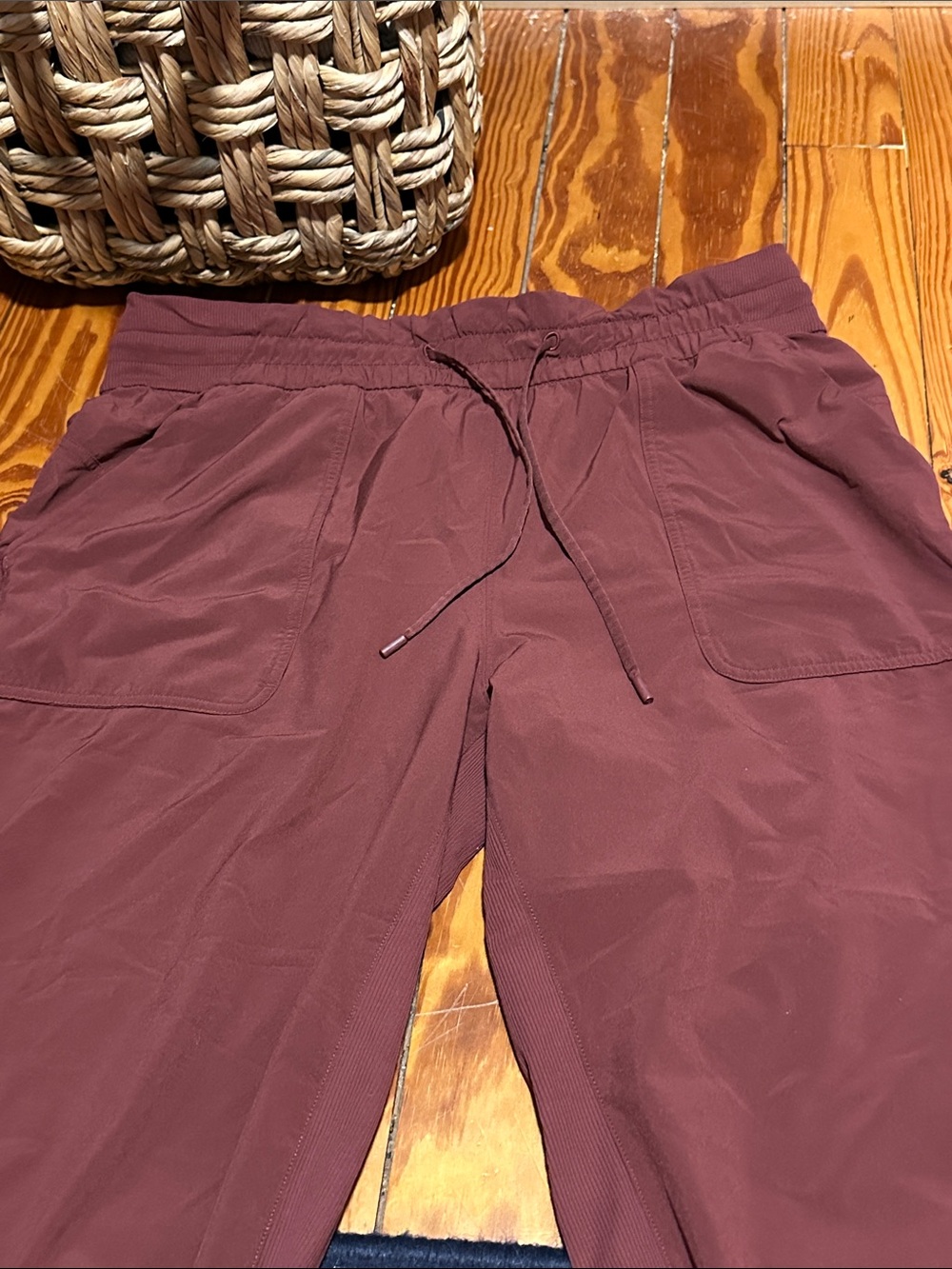 lululemon athletica Deep Burgundy Waistband Pants